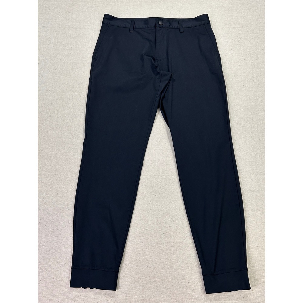 Rhone Commuter City Jogger Pants Mens 31 Navy Blue Slim Fit Zipper Cuff